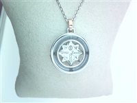 Collana Zancan Uomo in Argento Diamante 0.04 Ct ESC161R - ESC161R